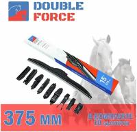 Щетка стеклоочистителя гибридная Double Force 375 мм (15") артикул DFHY15