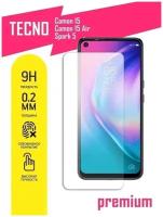 Защитное стекло для Tecno Camon 15, 15 Air, Spark 5, Техно Камон 15, 15 Аир, Спарк 5 на экран, гибридное (гибкое стекло), AKSPro