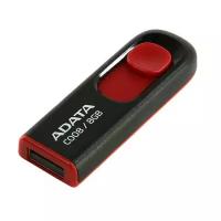 USB Flash Drive 8Gb - A-Data C008 Classic Black-Red AC008-8G-RKD