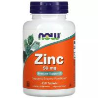 Now Zink Gluconate (50 мг) 250 таблеток