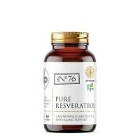 Ресвератрол, Resveratrol (148,5 мг) БАД против старения, антиоксидант для организма, для сердца, мозга и сосудов, омоложение организма, 60 капсул long life recipes