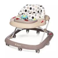 Baby care Ходунки Pilot, бежевые точки, игровая панель, 8 колёс