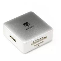 Картридер USB 3.0 Konoos UK-32 Silver