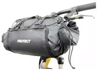 Велосумка на руль 10л PROTECT Bikepacking - Черная (555-670)
