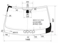 XYG BMWX1VCLFWX Стекло лобовое в клей BMW X1 E84 09- BMW-X1-VC LFW/X