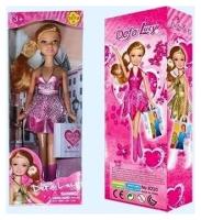 Кукла "Модница" 23 см с бумажным пакетом в коробке