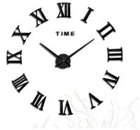 Majestic/ Большие настенные часы 3D / 80см-120см / часы настенные бесшумные / декор дома / часы на стену / римские цифры
