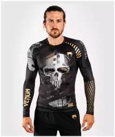 Рашгард Venum Skull Rashguard Long Sleeves Black/Grey M