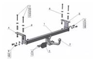 Фаркоп на Nissan Qashqai, +2 NS13