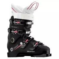 Горнолыжные ботинки Salomon X Max 100 W Sport, р.22.5, черный/белый/розовый