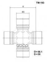 TOYO TM-193 Крестовина япония 30,00/58,10 IN