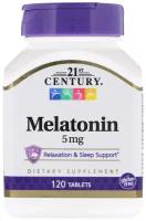 Мелатонин 5мг 21 centry Melatonin 5mg 120 таблеток