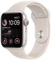 Умные часы Apple Watch Series SE Gen 2 44 мм Aluminium Case, starlight Sport Band