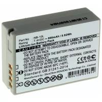 Аккумулятор iBatt iB-B1-F131 850mAh для Canon NB-10L