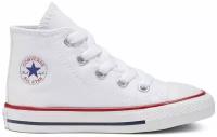 Детские кеды Converse (конверс) Chuck Taylor All Star 7J253 белые (19)