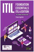 ITIL® Foundation Essentials ITIL 4 Edition. The ultimate revision guide