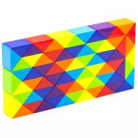 Головоломка LanLan Змейка Рубика Rainbow 72 блока