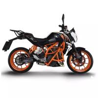 Клетка на мотоцикл KTM Duke 125, Duke 390 до -`16, Duke 200 `12-`14 CRAZY IRON серии DAMPER (Оранжевый)