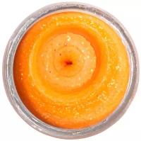 Форелевая паста BERKLEY PowerBait Natural SCENT Сыр, Оранжевый, 50 гр. Glitter, 1376755
