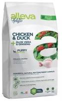 Корм Alleva Holistic Puppy Mini Chicken & Duck для щенков малых пород, беременных и кормящих сук, курица, утка, алоэ вера и женьшень, 800 г