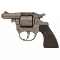 Игрушка Револьвер Gonher Police 73/0, 13 см, серебристый/черный
