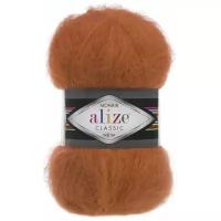 Пряжа Alize Mohair classic, 1 % шерсть, 25 % мохер, 51 % акрил, 100 г, 200 м, 1 шт., 36 терракот 200 м