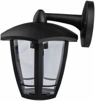 Уличный настенный светильник ЭРА НБУ 07-40-004 «Дели 3» черный Б0051188