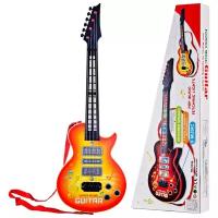 Гитара со световыми и музыкальными эффектами/игрушечная гитара/4 струны
