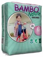 Подгузники-трусики детские органические XL Plus 18+ кг BAMBO Nature, 18 штук