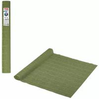 Цветная бумага крепированная в рулоне BRAUBERG FIORE, 50х250 см, 1 л., 180 г/м2 1 л., зеленый шалфей (562)