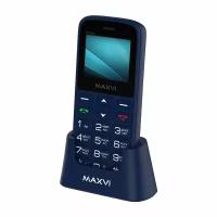 Телефон мобильный (MAXVI B100DS BLUE)