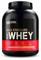Optimum Nutrition 100% Whey Protein Gold Standard клубника-банан, 2270 гр