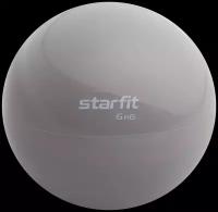 Медбол STARFIT Core GB-703 6 кг, тепло-серый пастель