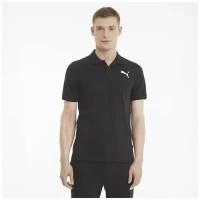 Футболка-поло PUMA/58667451/ESS Pique Polo/черный/XXL