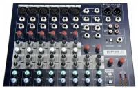 Soundcraft EPM6 микшерный пульт 6 моно, 2 стерео, 2 Aux, фейдеры 60мм. Возможен монтаж в рэк, крепления приобретаются отдельно