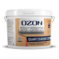 Грунтовки адгезионные OZON Кварц-грунт для декоративной штукатурки высокоукрывистый OZON Quartzgrund Plus ВД-АК-033-15 белая обычная