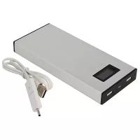 Внешний аккумулятор Ross&Moor Power Bank PB-MS010 12000 mAh Silver