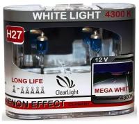 Комплект ламп H27(Clearlight)12V-27W WhiteLight (2 шт.)