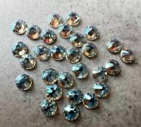 Swarovski Aquamarine стразы 9ss (50шт) Холодная фиксация