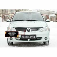 Зимняя заглушка решетки радиатора для Renault Logan 2004-2010