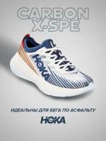 Кроссовки HOKA CARBON, полнота D, размер US9D/UK8.5/EU42 2/3/JPN27, синий, белый