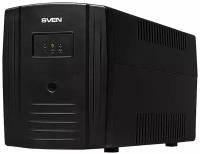 Источник бесперебойного питания SVEN Pro 1000, 1000VA (720W), 3 евророзетки, 2 розетки RJ45, SV-013868