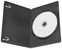 Коробка DVD Box для 1 диска, 9 мм (slim) черная, упаковка 20 шт