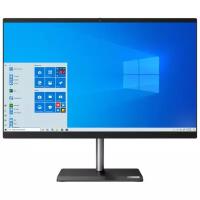 23.8" Моноблок Lenovo V30a-24IIL (Full Function Monitor stand) 11LA002PRU, 1920x1080, Intel Core i5-1035G1 1 ГГц, RAM 8 ГБ, SSD 512 ГБ, HDD 1 ТБ, Intel UHD Graphics, Windows 10 Professional, raven black