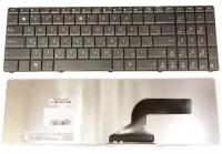 Клавиатура для ноутбука Asus X52JR, черная, без рамки