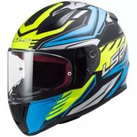 Шлем LS2 FF353 RAPID GALE (XL, Matt Black Blue Yellow)