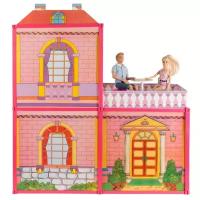 Карапуз кукольный домик "София", B72906-S-HU, розовый