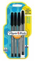 Набор ручек шариков. Paper Mate InkJoy 100 (1956714) d=0.7мм черн. черн. блистер одноразовая ручка т