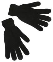 Перчатки мужские, цвет чёрный, размер 20