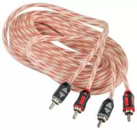 RCA кабель 5 метров, 2 канала, витая пара, AurA RCA-A150MKII